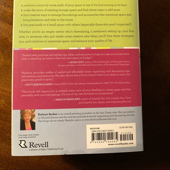 🆕 “Small Space Organizing” book by Kathryn Bechen - Picture 6 of 7